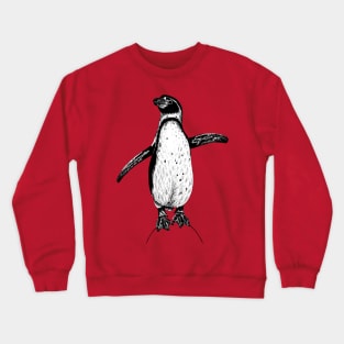 Humboldt penguin illustration Crewneck Sweatshirt